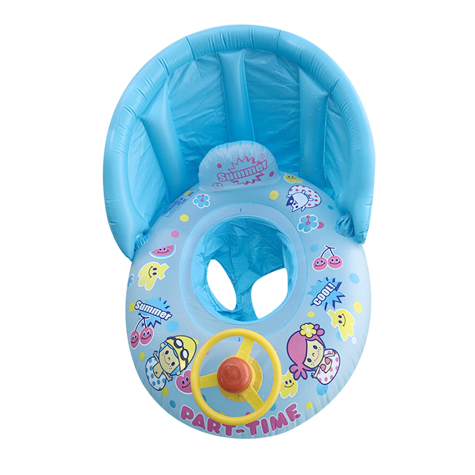 1xBaby Infant Swimming Pool Bath Shower Neck Floating Inflatable Ring  Toy Nice 