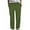 Army Green, variant on Inleife Mens Pants Men's Solid Color Sport Loose Pleated Small Legs Lace-Up Solid Color Full Length Pants Army Green M