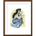 thumbnail image 2 of Art.com Deco Mermaid IV Art Print by Grace Popp, Brown Frame Wall Art, 17" x 21", 2 of 5