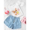 thumbnail image 3 of Cute Corgi Puppy W Ice Cream T-Shirt Toddler -Image by Shutterstock,  4 Toddler, 3 of 4