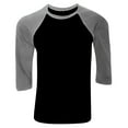 thumbnail image 1 of Canvas Mens 3/4 Sleeve Baseball T-Shirt, 1 of 4