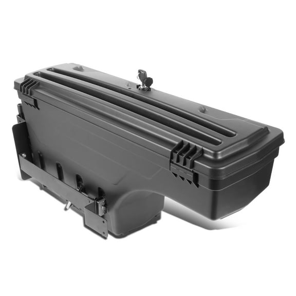 DNA Motoring ZTL-Y-0101 For 2002 to 2018 Dodge Ram 1500 2500 3500 Truck Bed Right Passenger Side Wheel Well Storage Case Tool Box w/Lock Key 03 04 05 06 07
