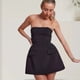 thumbnail image 1 of Vestido corto negro elegante para mujer, traje sin mangas con cuello de pico profundo, dos bolsillos, Sexy, para fiesta y club nocturno, verano 2024, 1 of 5