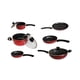 thumbnail image 1 of Batería Cocina De Aluminio Antiadherente 9 Pzas Royal Haus Sartenes ollas wok y comal, 1 of 4