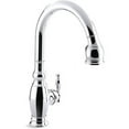 thumbnail image 2 of kohler k-690-cp vinnata kitchen sink faucet, polished chrome, 2 of 4