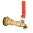 Rain Barrel Spigot 1/2 Inch Quarter Turn Ball Valve Rain Barrel Faucet