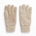 thumbnail image 1 of CHUANK Men’s Ragg Wool Full Finger Gloves – Oatmeal  Insulated for Cold Outdoor Weather  One Size, 1 of 3