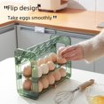 thumbnail image 4 of Caja de almacenamiento de huevos, puerta lateral del refrigerador, estante de almacenamiento, almacenamiento de cocina reversible, soporte para huevos, caja de conservación, caja para huevos, 4 of 4