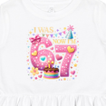 thumbnail image 4 of Inktastic I Was 6 Now I'm 7 Birthday Girls Toddler Dress, 4 of 5