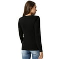 thumbnail image 5 of Grace Karin Classic Women's Button Down Crew Neck Sweater Knit Cardigan Long Sleeve (S~3XL), 5 of 7