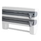 thumbnail image 4 of Estante de almacenamiento para botellas de salsa de cocina, soporte para papel de cocina, herramienta de cocina, corte de película adhesiva, color gris, 4 of 8