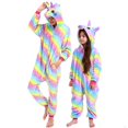 thumbnail image 1 of Pijama de unicornio y Panda para niños y niñas, ropa de dormir con manta de dibujos animados de animales, disfraz de invierno, 2021 xuanjing unisex, 1 of 2