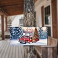 thumbnail image 4 of Santa is Coming English Springer Spaniel Merry Christmas Xmas Noel Truck Tree Landscape Wood Sign Springers Dog Lover Gifts Hanging Wall Home Decor - 02023, 4 of 5