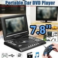 thumbnail image 2 of 7.8 Inch TV Home Car DVD Player 16:9 Widescreen Portable 800mAH VCD CD MP3 HD Media-Player ,Latest USB 3.0 Tech, 2 of 5