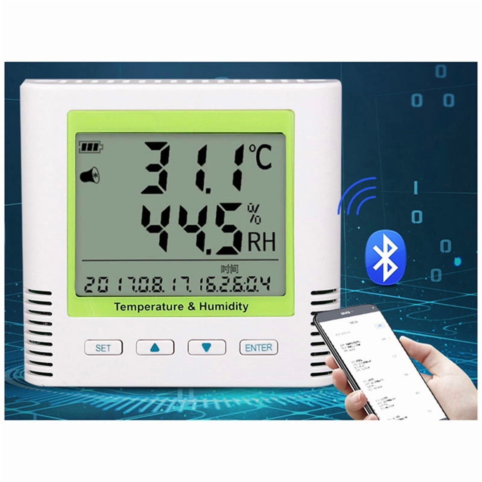 TH20BL Bluetooth Temperature and Humidity Recorder, Intelligent High- Barometric Temperature and Humidity Meter