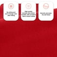 thumbnail image 4 of LOVIVER 8 ft Wool Blend Billiard Pool Table Cloth Snooker Table Accessory Red Burgundy, 4 of 8