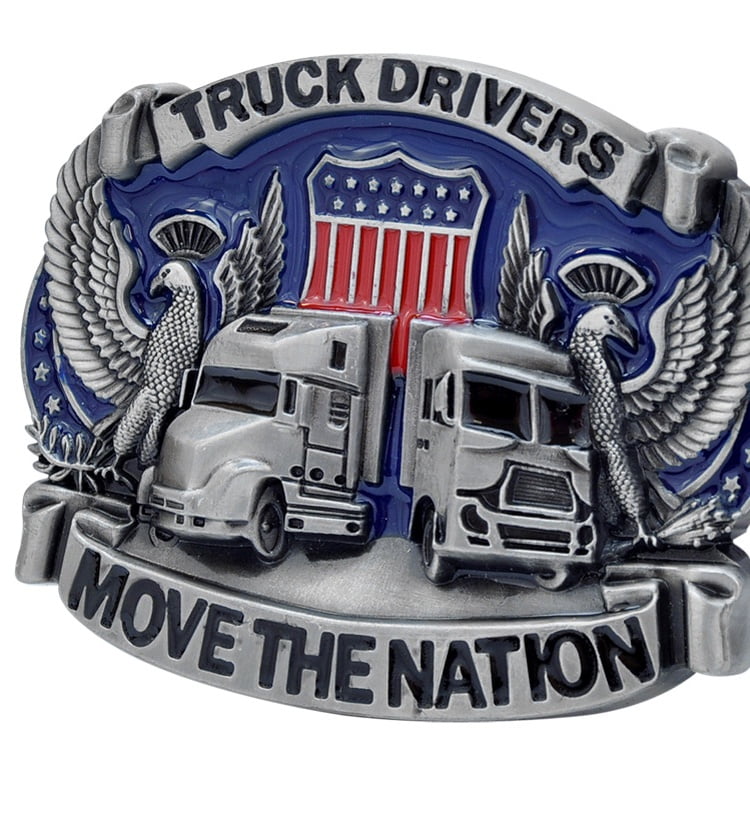 truck driver belt buckle