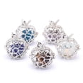 thumbnail image 4 of Perles de Forme de Fruit de Cuivre Pendentif Cage Médaillon Bijoux -, comme Décrit Bleu 4, 4 of 8