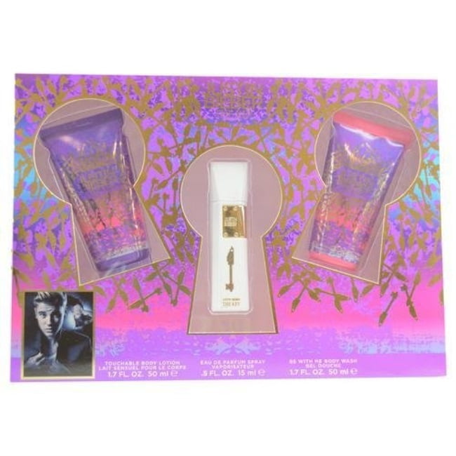 Justin Bieber The Key Fragrance Gift Set for Women, 3 pc