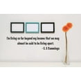 thumbnail image 1 of Vinyl Wall Decal Sticker : I'm living so far beyond my income that we may almost be said to be living apart. -E.E Cummings Life Quote 4x16 Inches, 1 of 1