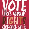 thumbnail image 3 of CafePress - VOTE Like Your Rights Depend On It T Shirt - Men's Classic Graphic Cotton T-Shirt, 3 of 4