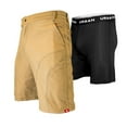 thumbnail image 2 of THE PUB CRAWLER - Men's Khaki Casual Bike Shorts, 2 of 5