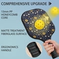 thumbnail image 4 of Pickleball Paddles Set,Pioneer Flower Floral Print Pattern Fiberglass Surface Pickleball Racket Set with 2 Indoor Outdoor Pickleball Balls and Pickleball Bag,Pickle-ball Equipment, 4 of 6