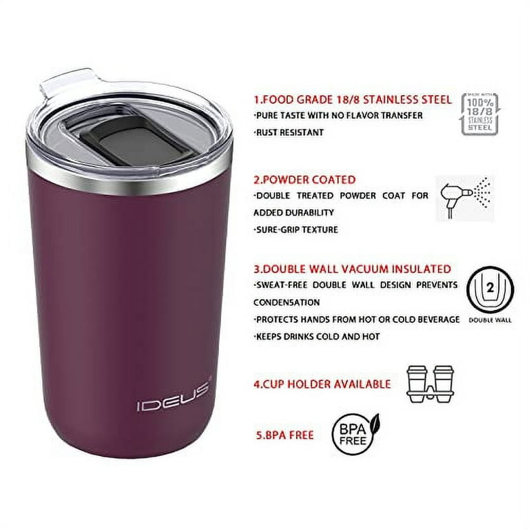 WIVOP Iced Coffee Tumbler with Lid and Straw, 25 oz Insulated Stainless  Steel Cup, Double Wall Vacuu…See more WIVOP Iced Coffee Tumbler with Lid  and