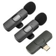 thumbnail image 4 of Sistema de micrófono Lavalier inalámbrico Micrófono Lavalier inalámbrico Señal estable Plug and Play Acerca de 4H Tiempo de uso Admite la grabación mientras se carga para la Fugacal Otros, 4 of 8