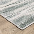 thumbnail image 2 of Oriental Weavers Clarke Hand-Made Wool Blend Area Rug - CLA03-9' x 12' - in Green/Ivory - Modern Abstract Style, Hand-Made Wool and Viscose Rugs, Dining, Living Room Rug, 2 of 2