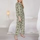 thumbnail image 3 of Balery Bees And Chamomile Conjunto de Pijama con Estampado para Mujer, Conjunto de Dos Piezas con Manga Larga, Ropa de Dormir Suave con Bolsillos, Pijamas Cómodos-Large, 3 of 7