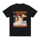 thumbnail image 3 of Camiseta con estampado gráfico tolerante a la lactosa, camisetas vintage de manga corta para hombre, camisetas informales 100 % algodón, cómodas y de gran tamaño, 3 of 5