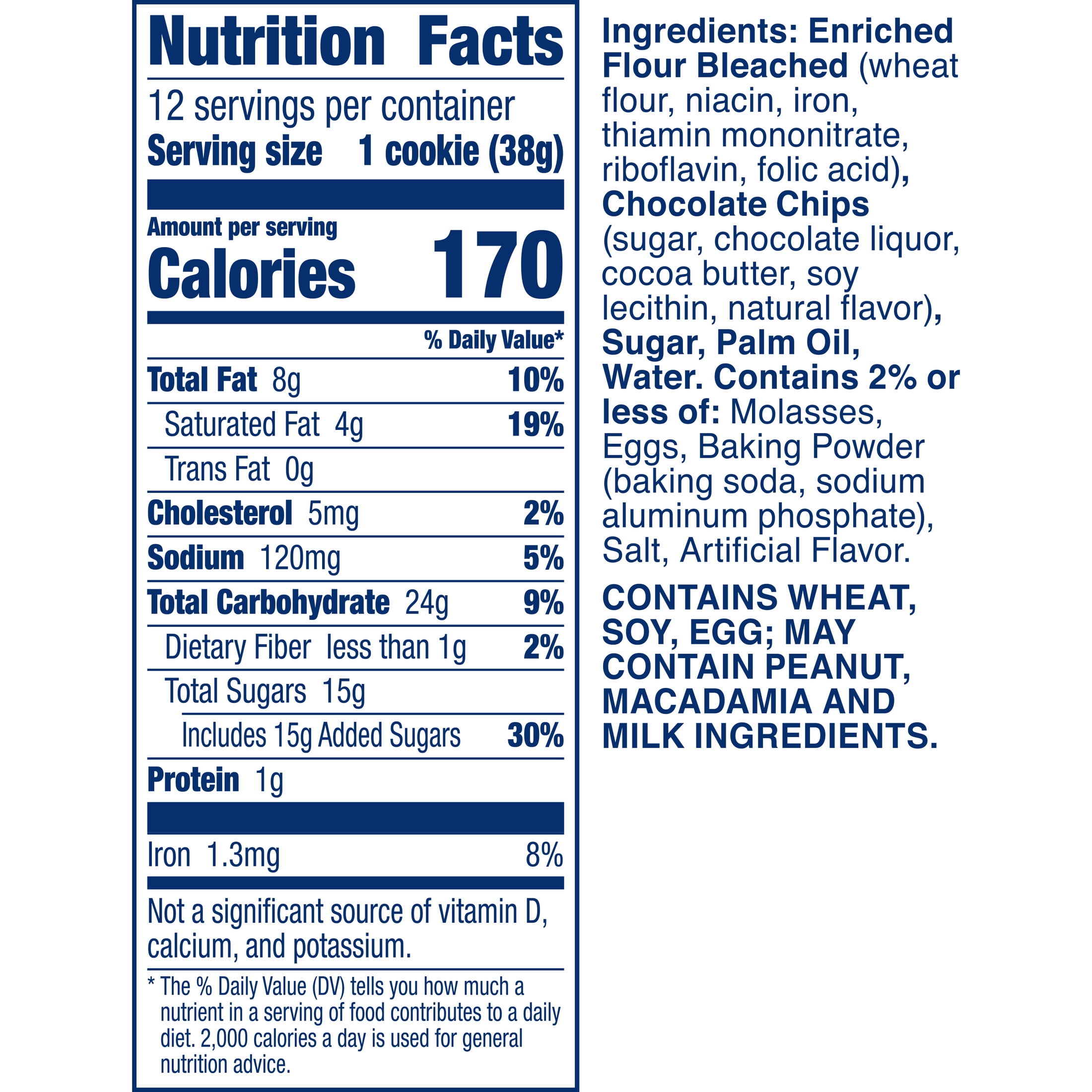 Pillsbury Ready to Bake Refrigerated Cookie Dough, Chocolate Chip, 16 oz