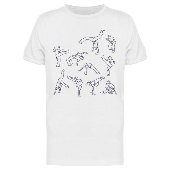 Capoeira Fighting Set T-Shirt Men -Image by Shutterstock, Male Large