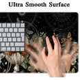 thumbnail image 5 of Cute Forest Witch Magic Mushroom Desk Mat Black Large Extended Mouse Pad XXL Desk Pad Gaming Mousepad Keyboard Mouse Mat for Computer Laptop 31.5''''X15.7'''' Non-Slip Rubber Base with Stitched Edges, 5 of 6