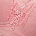 thumbnail image 6 of Fiaer Push up Bras for Women Support No Underwire Lace Adjustable Straps Comfort Bra for All Seasons Pink 38, 6 of 9
