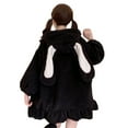 thumbnail image 2 of Auburet Hoodies For Women Sweet Lovely Fuzzy Fluffy Rabbit Sweater Tops Cosplay Jacket Coats, 2 of 4