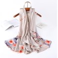 thumbnail image 2 of LAICAIW Silk Scarf 100% Mulberry Silk Fashion Scarves Long Lightweight Shawl Wrap u2026, 2 of 5