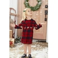 thumbnail image 2 of Mud Pie Girls Christmas Holiday Tartan Tassel Dress-12-18M, 2 of 3