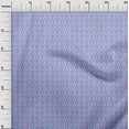 thumbnail image 3 of oneOone Polyester Spandex Blue Fabric Asian Suzani Craft Projects Decor Fabric Printed By The Yard 56 Inch Wide, 3 of 5