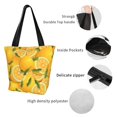 thumbnail image 4 of Fuzoiu Yellow Limes Print Large Capacity Shoulder Bag for Women,Large Capacity Office Purse,Laptop Tote Bag,Casual Everyday Tote for Work Beach Travel and Shopping Grocery, 4 of 6