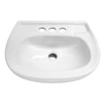 thumbnail image 1 of Lavabo Blanco Cerámico con Rebosadero Cato Mod. Lucas blanco, 1 of 2