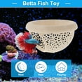 thumbnail image 6 of Unique Bargains Betta Hideout Cave Aquarium Floating Betta Hideout Multi-Functional Betta Fish Hammock Beige, 6 of 6