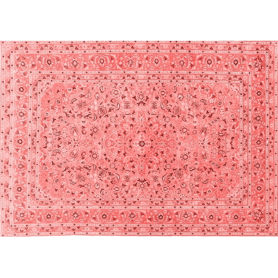 Ahgly Company Indoor Rectangle Persian Red Traditional Area Rugs, 7' x 10'