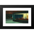 thumbnail image 2 of Edward Hopper 18x12 Black Modern Framed Museum Art Print Titled - Nighthawks (1942), 2 of 5