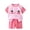 Light Pink, variant on TAIAOJING Boys Summer Outfits Sets 2PCS Sets Short Sleeve T-Shirt And Shorts Casual Playwear For Toddlers Ages 0-6 Years Comfortable Breathable Daily Wear For School Outdoor Activities Stylish 5-6Y