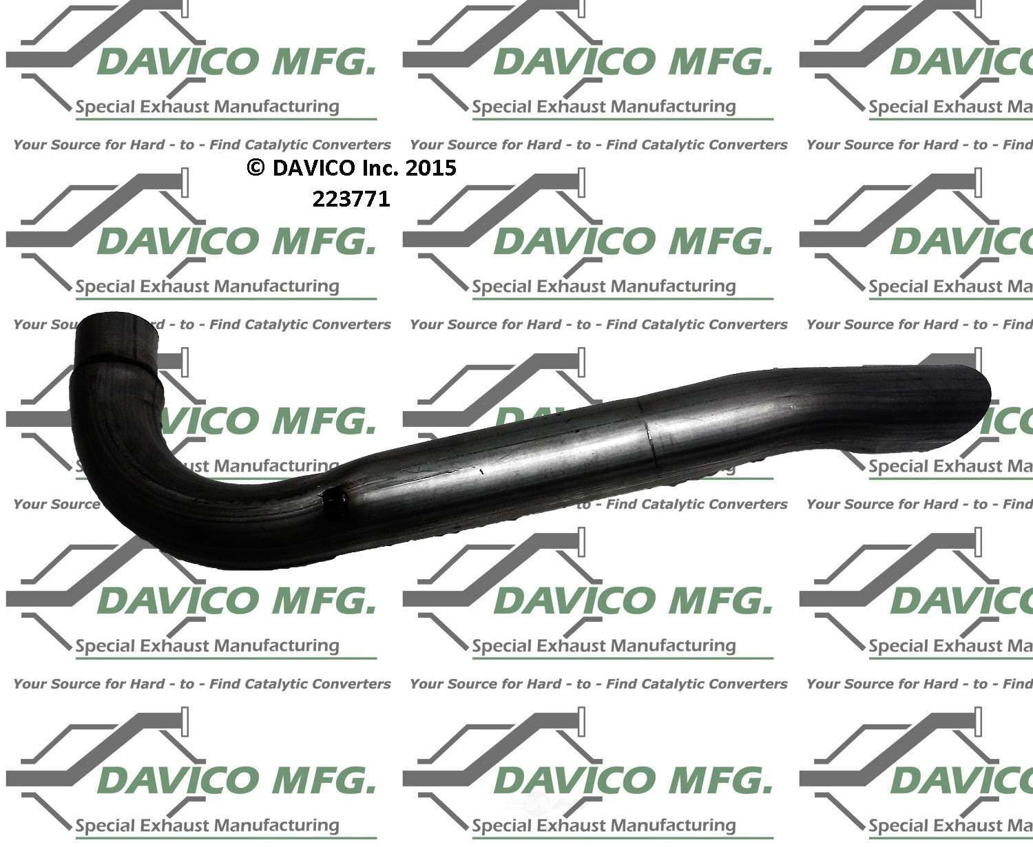 Davico Mfg 223771 Exact-Fit Exhaust Pipe