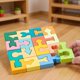 thumbnail image 2 of Rompecabezas de madera con forma geométrica, juguete a juego, 16 Uds., rompecabezas para niños y niñas, aprendizaje en casa, escuela, educación en el jardín de infantes,A, 2 of 7