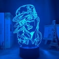 thumbnail image 1 of Lámpara KLAJHHSSSSSSSSS JoJo 3D LED con Luz Nocturna de Cambio de Color, 1 of 7