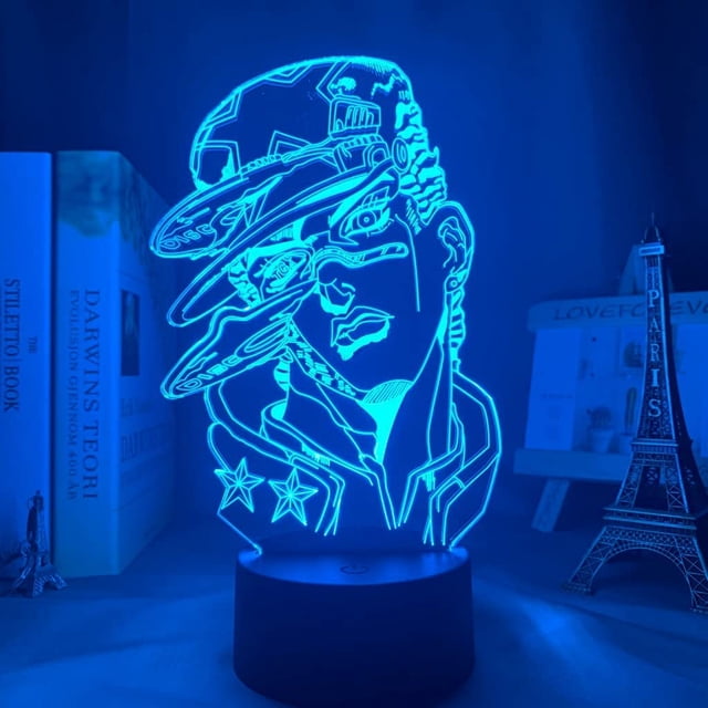 Lámpara KLAJHHSSSSSSSSS JoJo 3D LED con Luz Nocturna de Cambio de Color